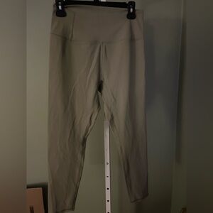 FREE PEOPLE MOVEMENT sage/stone leggings Size L 
NWT